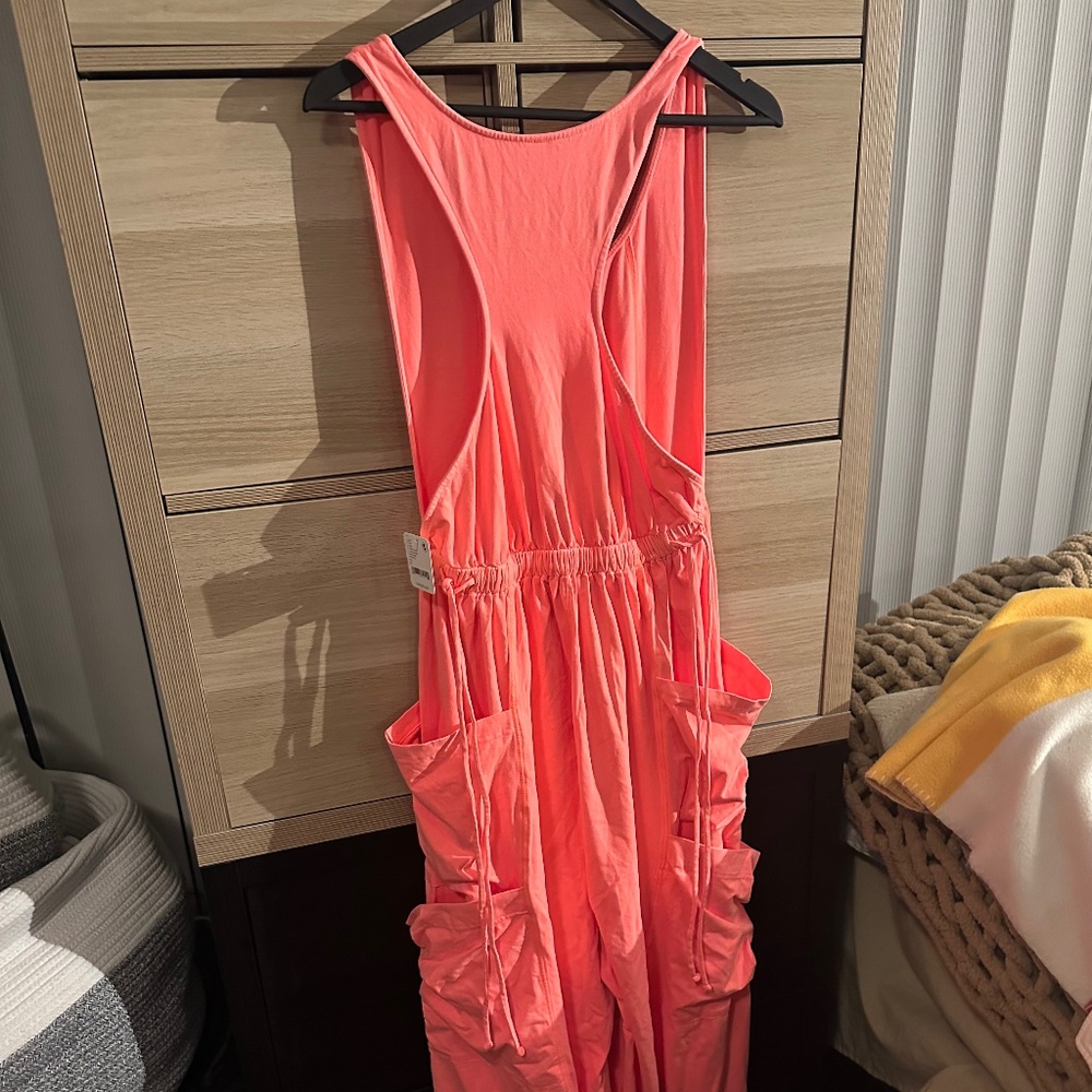 NWT Orange Twist Back One Piece (originally $175) -small